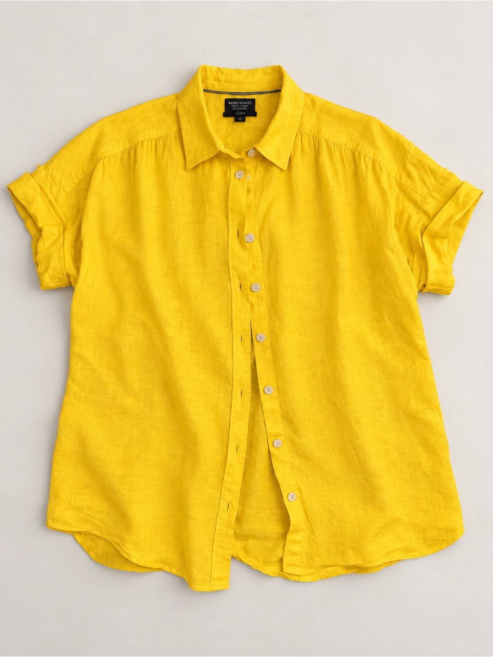 J. Crew Short-Sleeve relaxed linen shirt